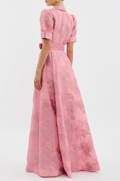 Roselle™ | Embroidered Belted Dress