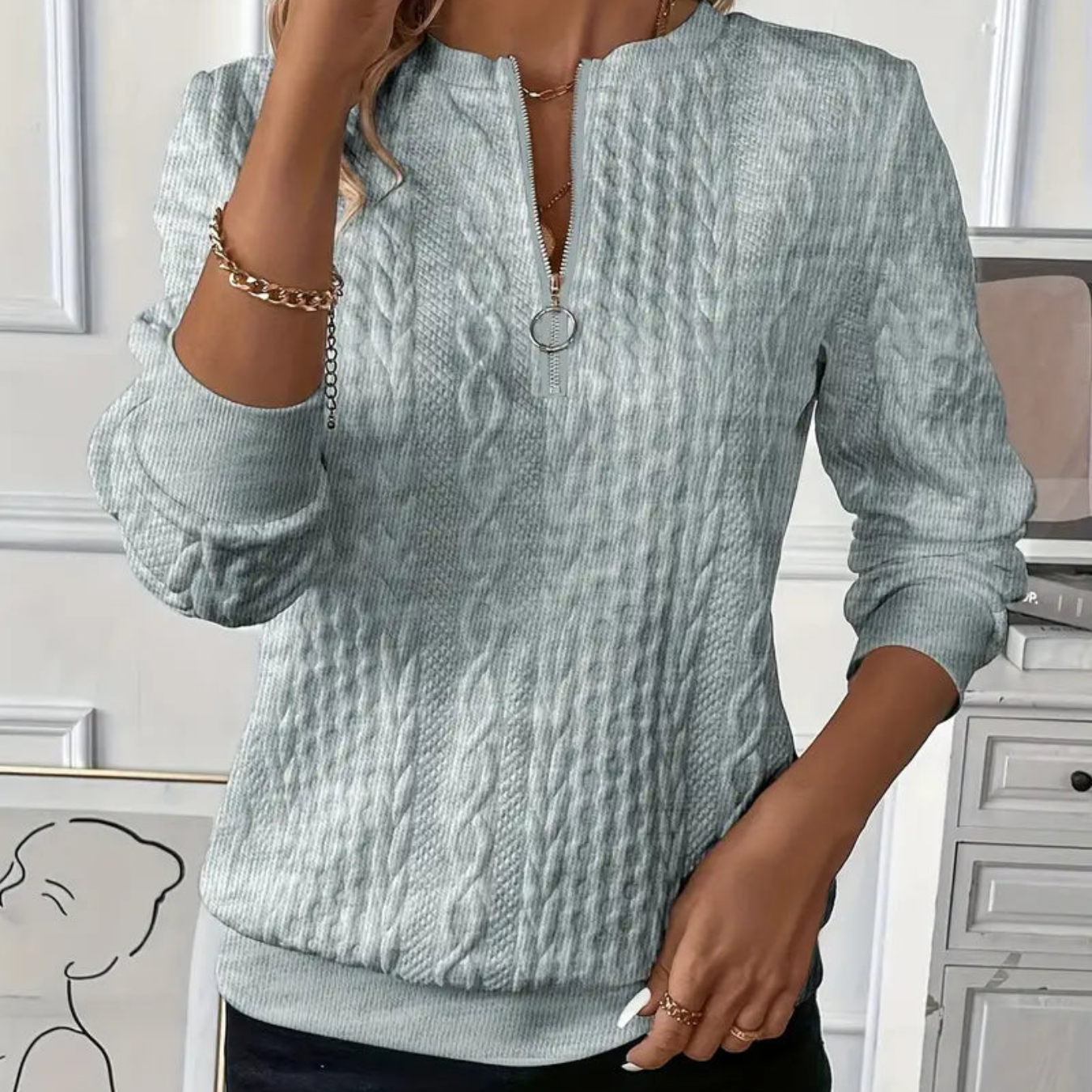 Liora™ Cozy Knit Women's Sweater