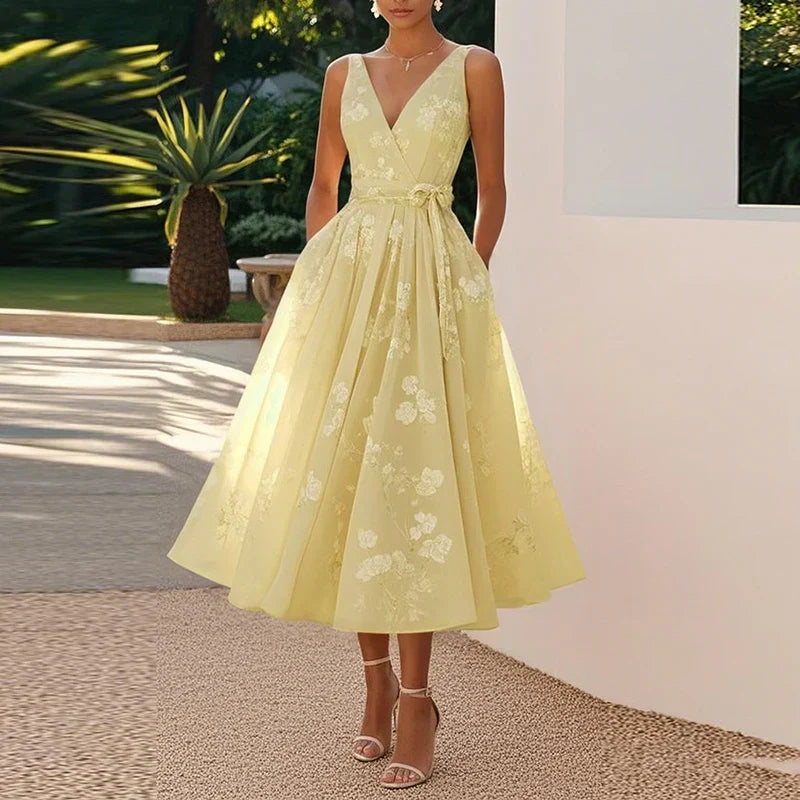 Crystal | Elegant Midi Dress