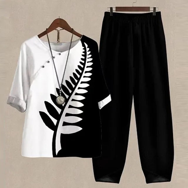 Evelyn Luxe™ – Chic Artisanal Co-ord Set