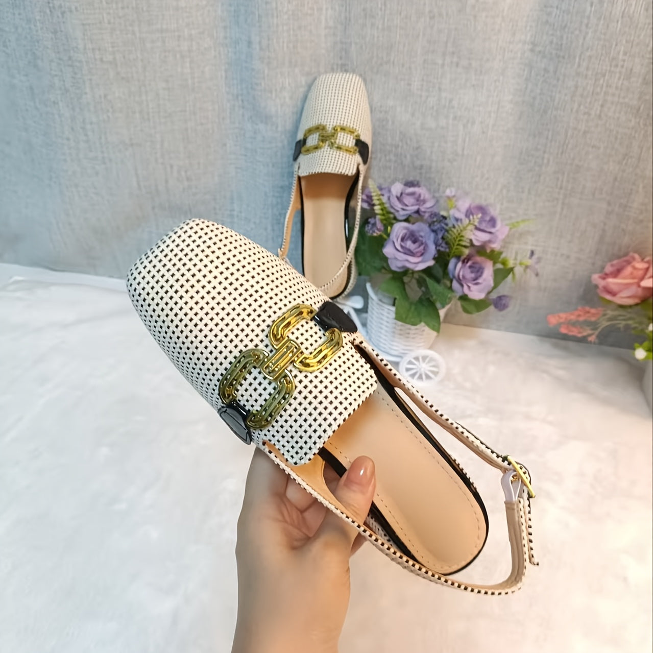 BelleChic™ French-Inspired Mary Jane Mid-Heels