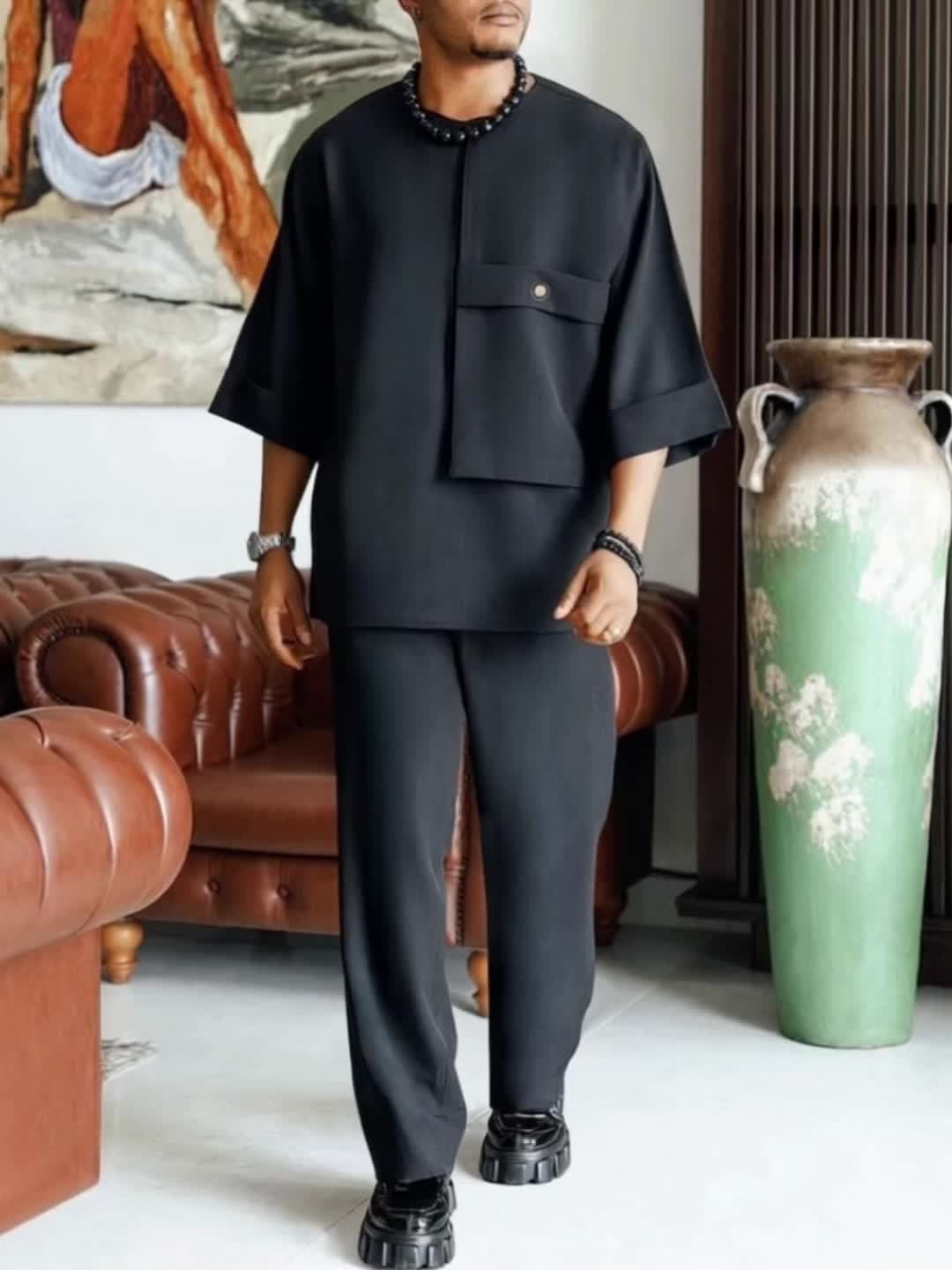 AfroChic™ Men’s Dashiki Outfit