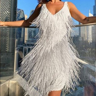 Luna Fringe Elegance Dress