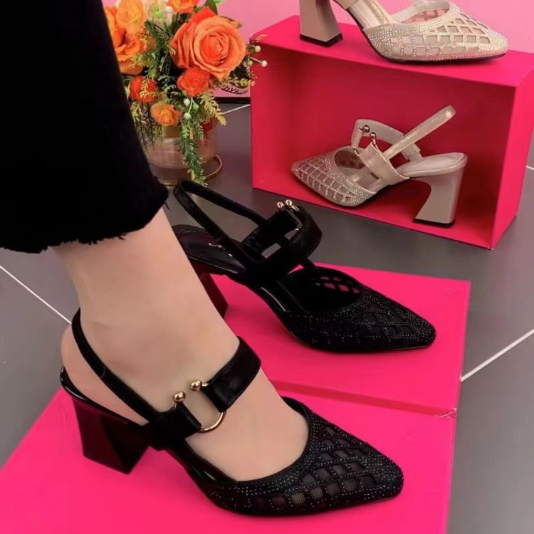 LumiStrap™ – Women’s Summer Hollow High Heel Sandals