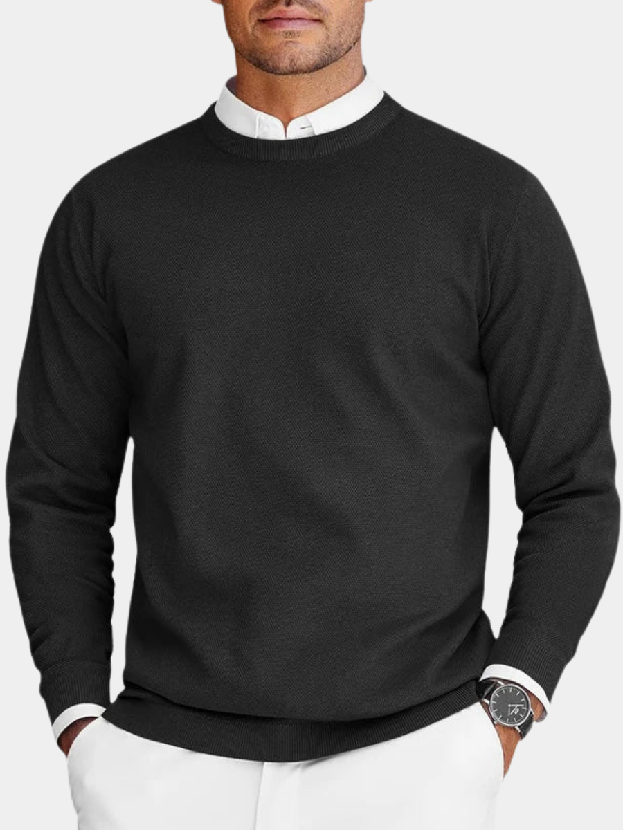 Rossi Roma™ | Classic Men's Crewneck Knit Sweater