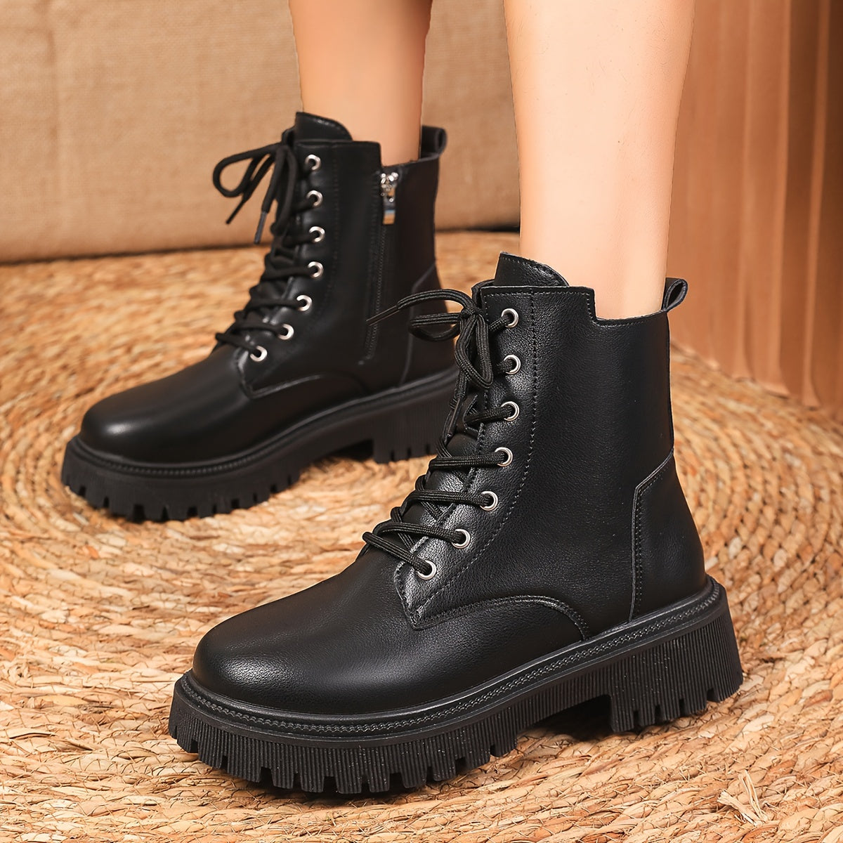 Zeyora™ Platform Short Boots