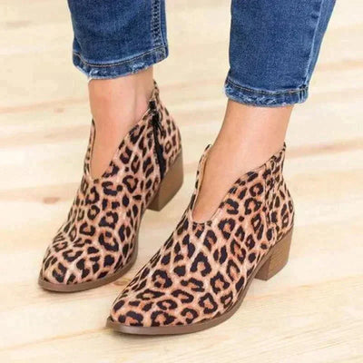 Quest - Stylish Zipper Casual Ankle Boots