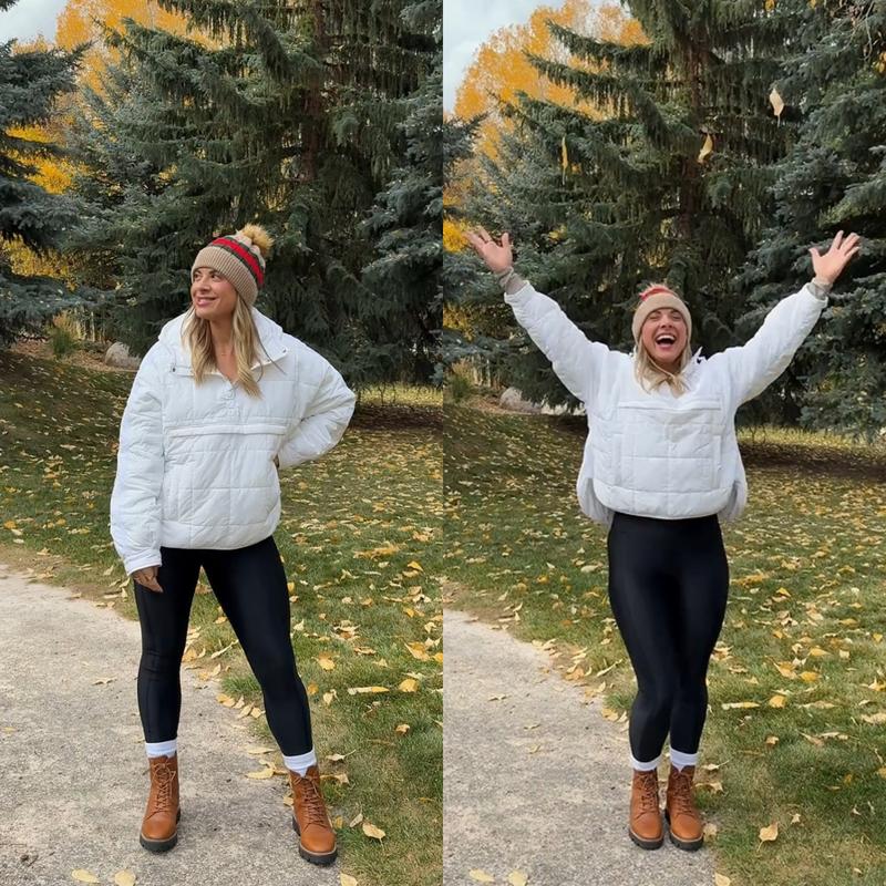 CozyCloud™ Women’s Oversized Puffer Hoodie