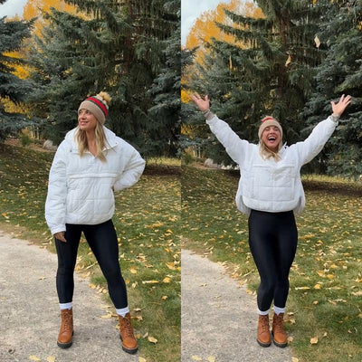 CozyGlide™ Oversized Quilted Puffer Hoodie