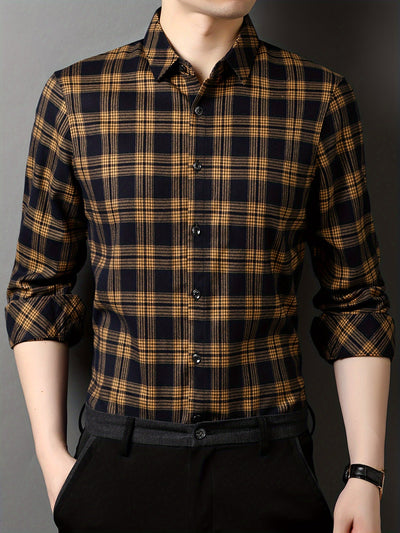 PlaidCraft™ Men’s Long Sleeve Shirt