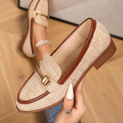 RetroWeave™ Braided Buckle Loafers