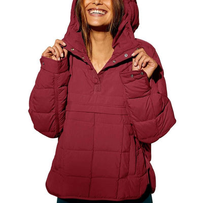 CozyGlide™ Oversized Quilted Puffer Hoodie