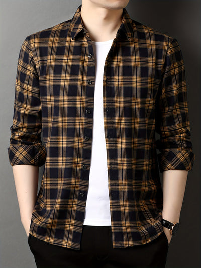 PlaidCraft™ Men’s Long Sleeve Shirt