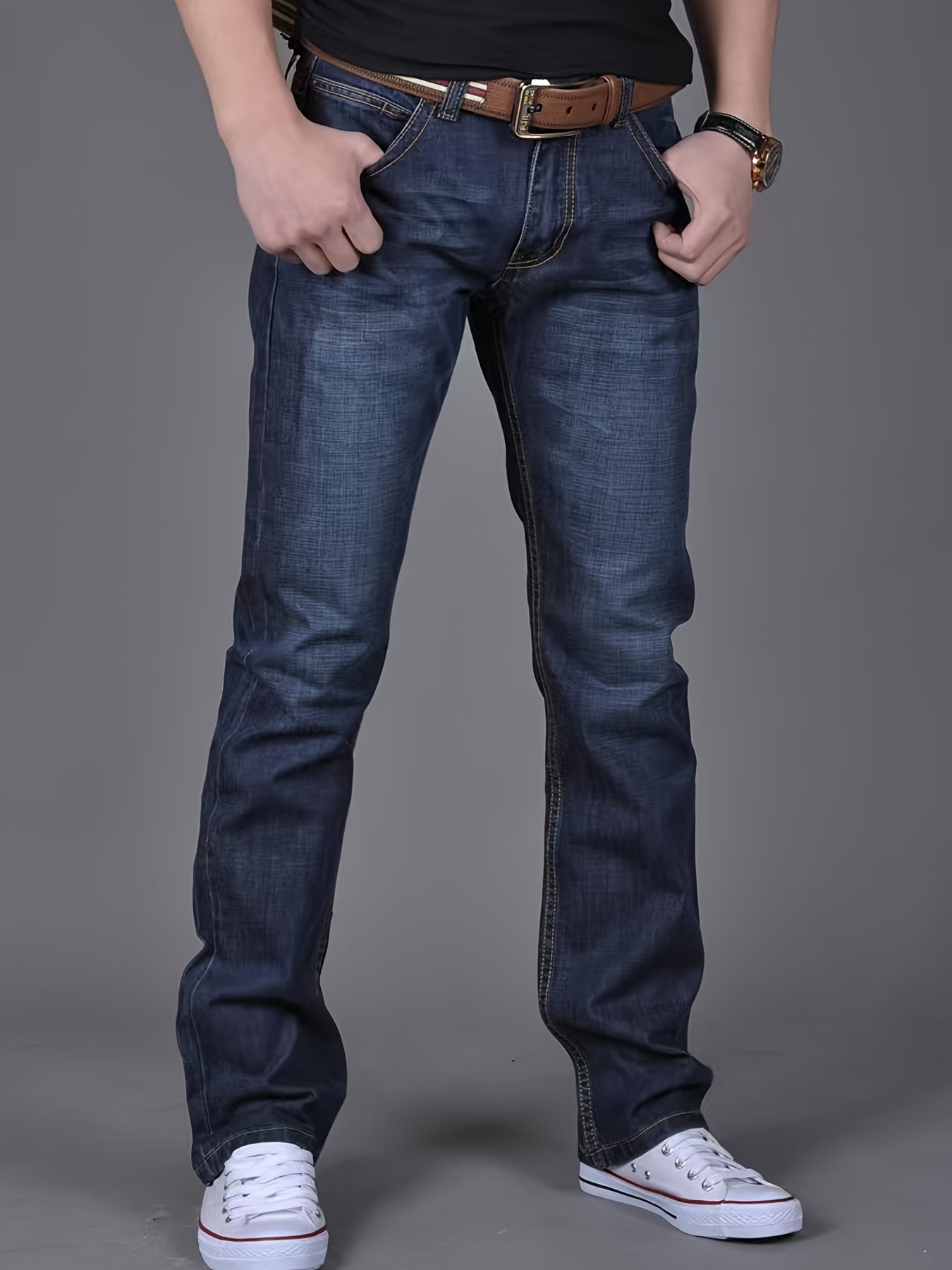 FlexEase™ Plus-Size Straight-Leg Pants