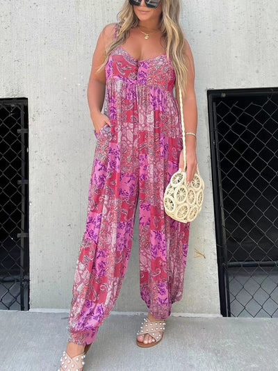 FreeFlow™ Boho Balloon Jumpsuit