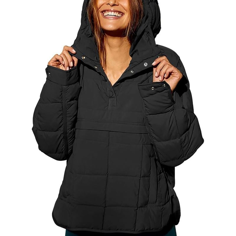 CozyGlide™ Oversized Quilted Puffer Hoodie