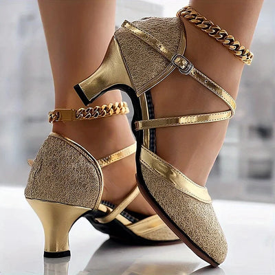 Talia | Elegant Chunky Heel Sandal