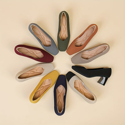 Marie™ – Comfortable Block Heel Pumps for All-Day Pain-Free Support