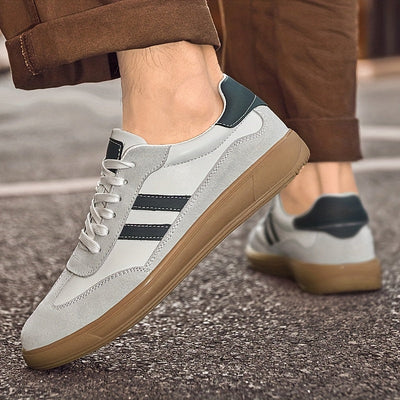 SkateFlex™ Genuine Leather Skate Sneakers