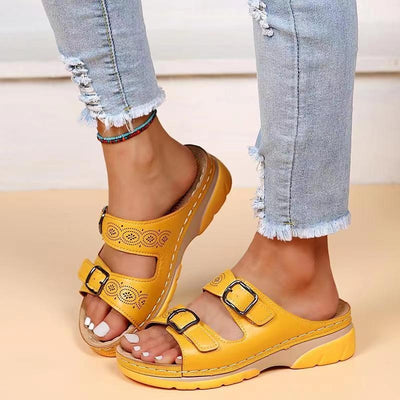 Tamsin - Double Knot Wedge Orthopedic Sandals