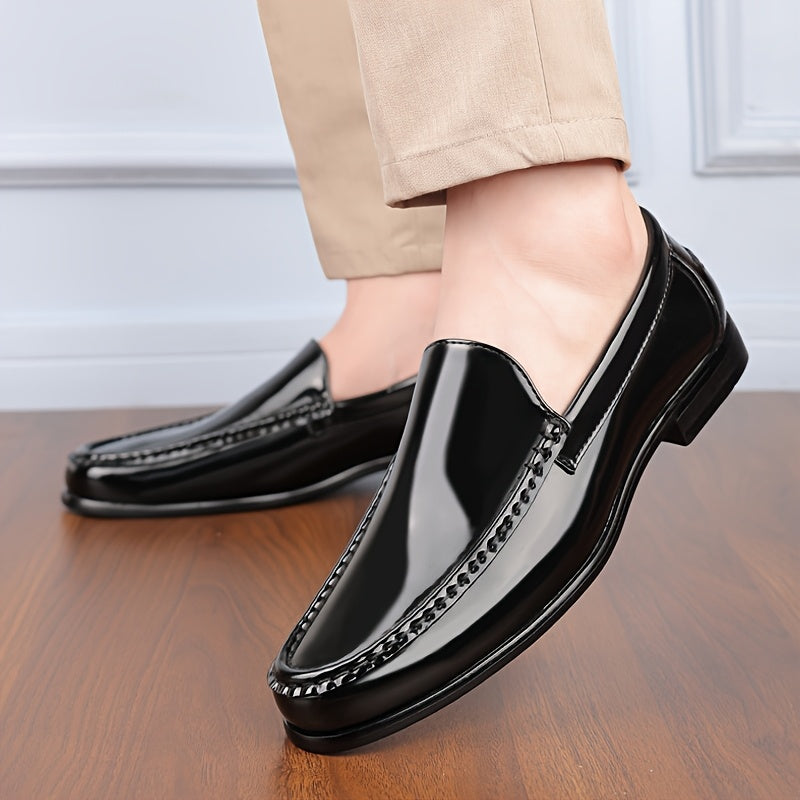 BritGent™ Burgundy Slip-On Loafers