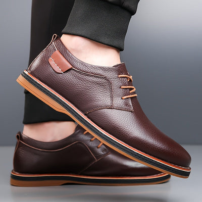 EliteStride™ Cow Faux Leather Dress Shoes