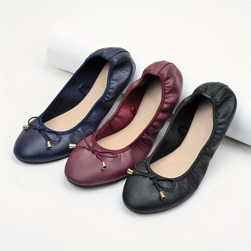BlissBow™ Soft Sole Flats