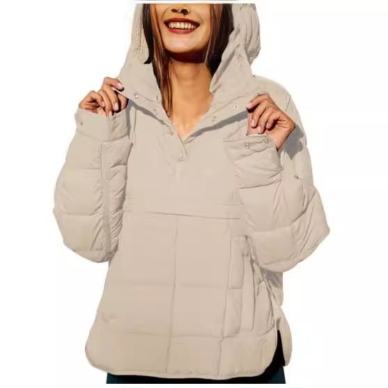 CozyCloud™ Women’s Oversized Puffer Hoodie
