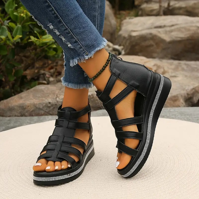 EMMA - Elegant Wedge Sandals