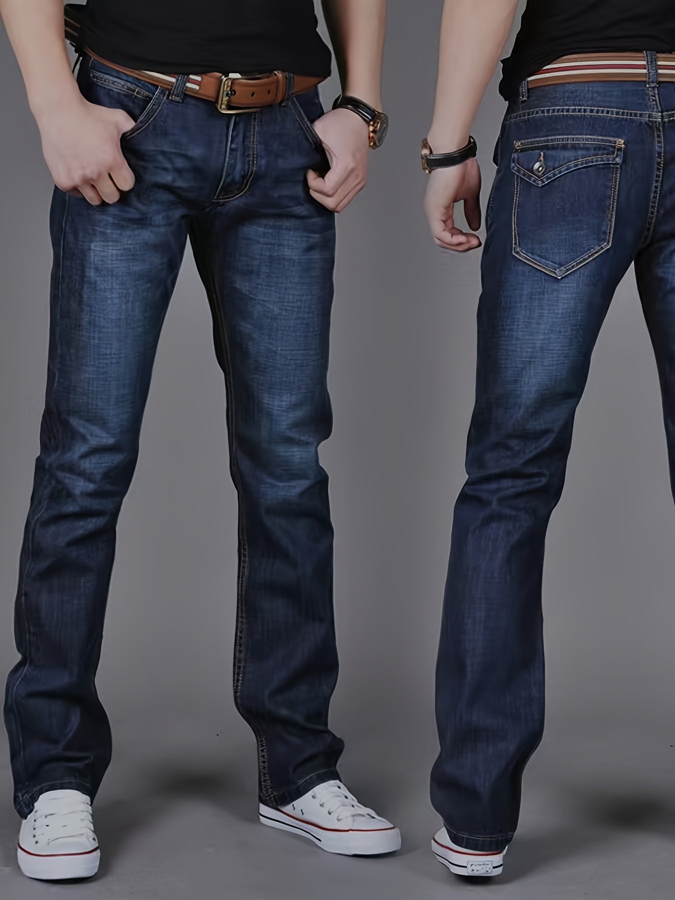 FlexEase™ Plus-Size Straight-Leg Pants