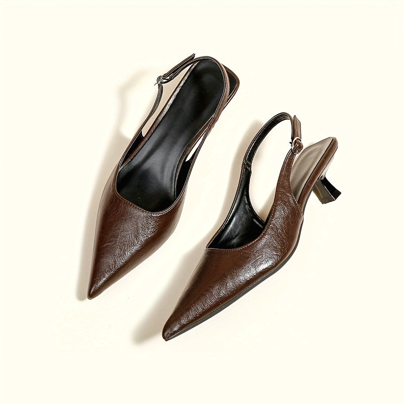 ModeStep™ Pointed Slingback Heels