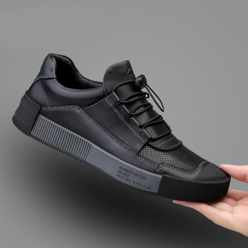 UrbanElegance™ Leather Lace-Up Shoes