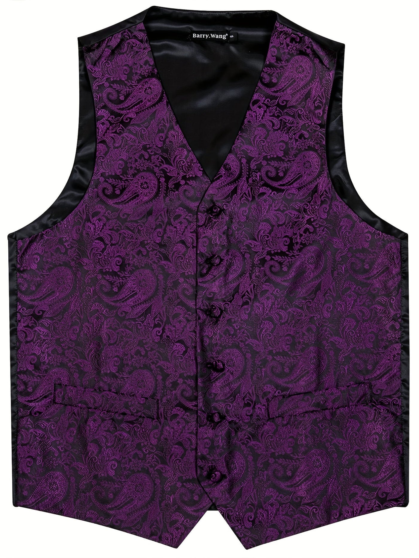 Regalia™ Purple Paisley Jacquard Vest Set