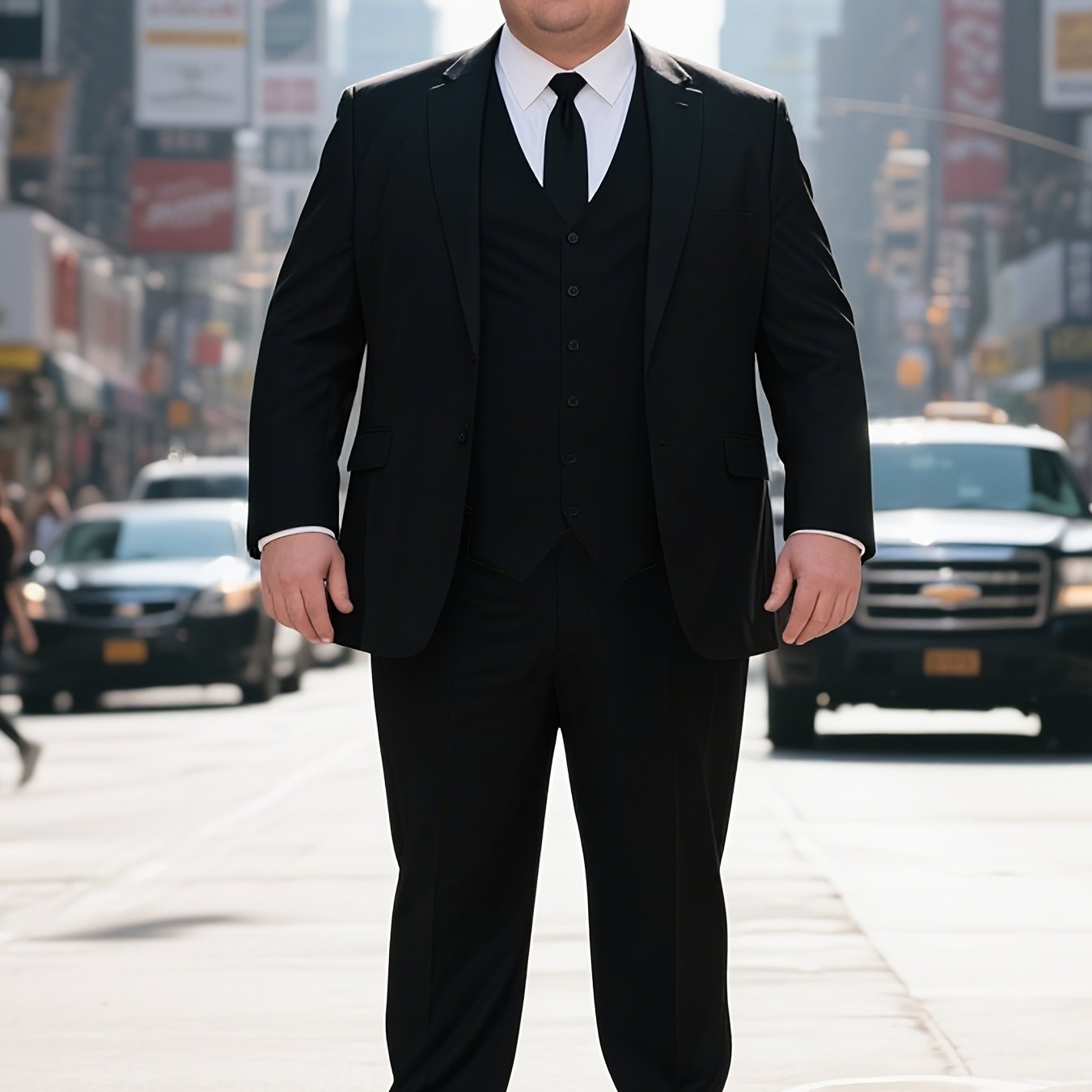 PowerElegance™ 3-Piece Plus-Size Suit Set