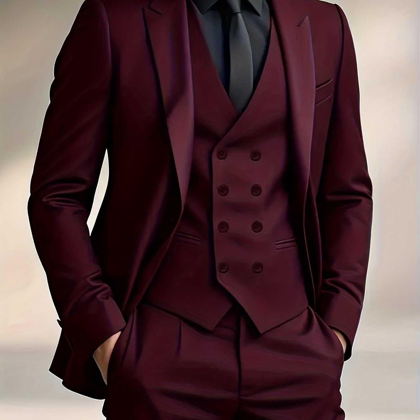 RegalForm™ | Men's 3-Piece Classic Suit Set