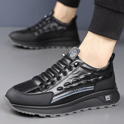 CrocStride™ Leather Sneakers