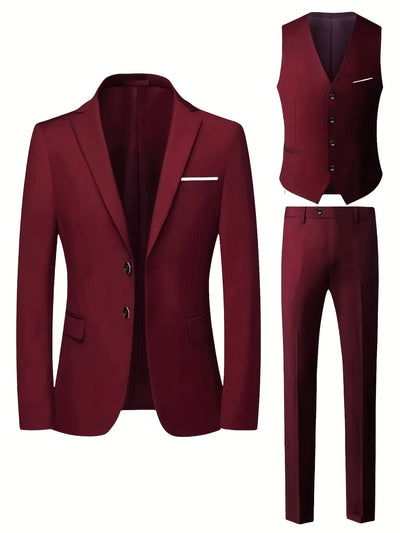 Aurelian™ | Men’s Premium 3-Piece Formal Suit Set