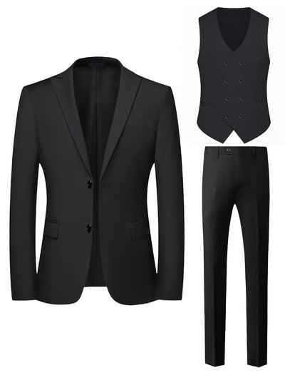 RegalForm™ | Men's 3-Piece Classic Suit Set