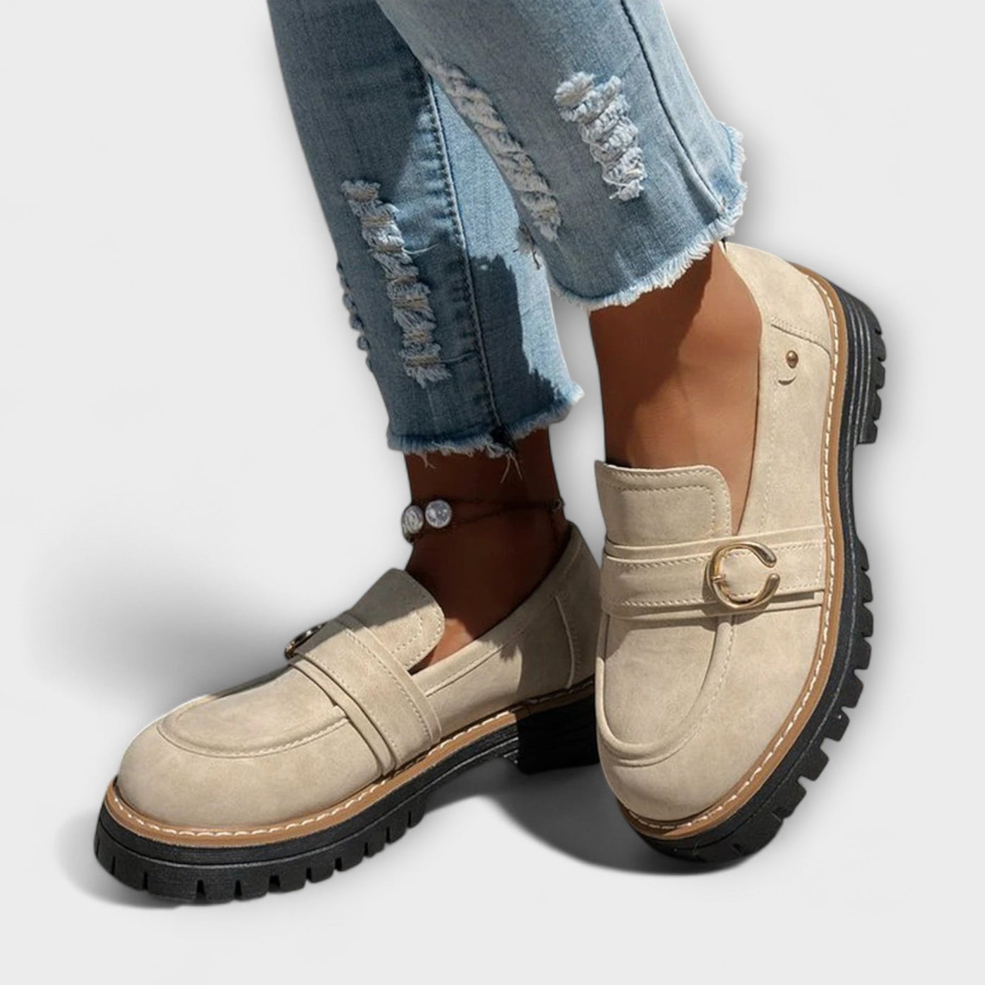 Esma | Casual Loafers with Rounded Toe