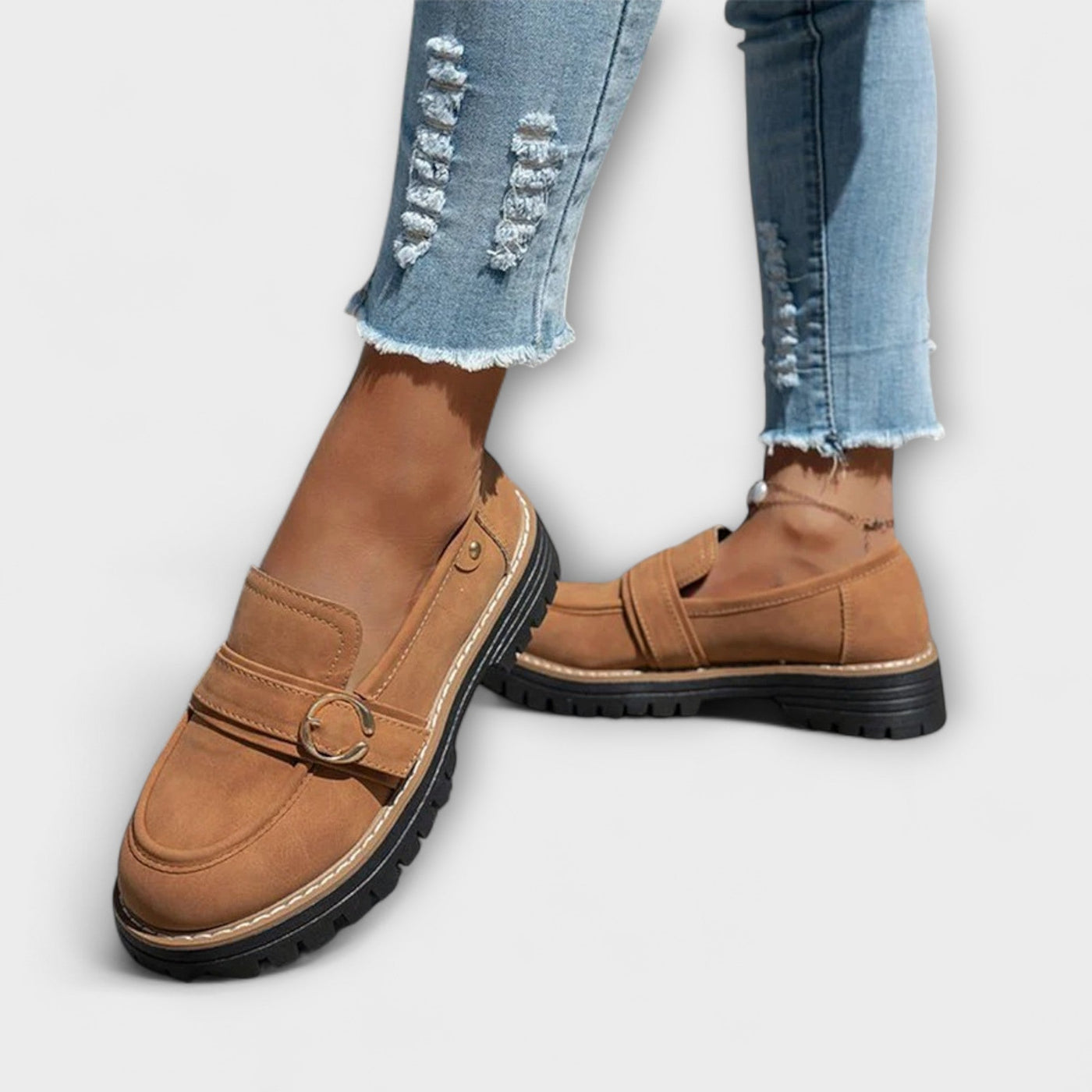 Esma | Casual Loafers with Rounded Toe