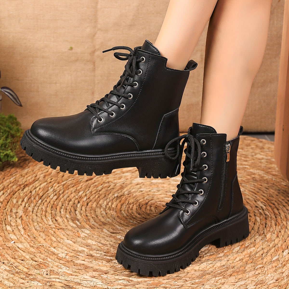 Zeyora™ Platform Short Boots