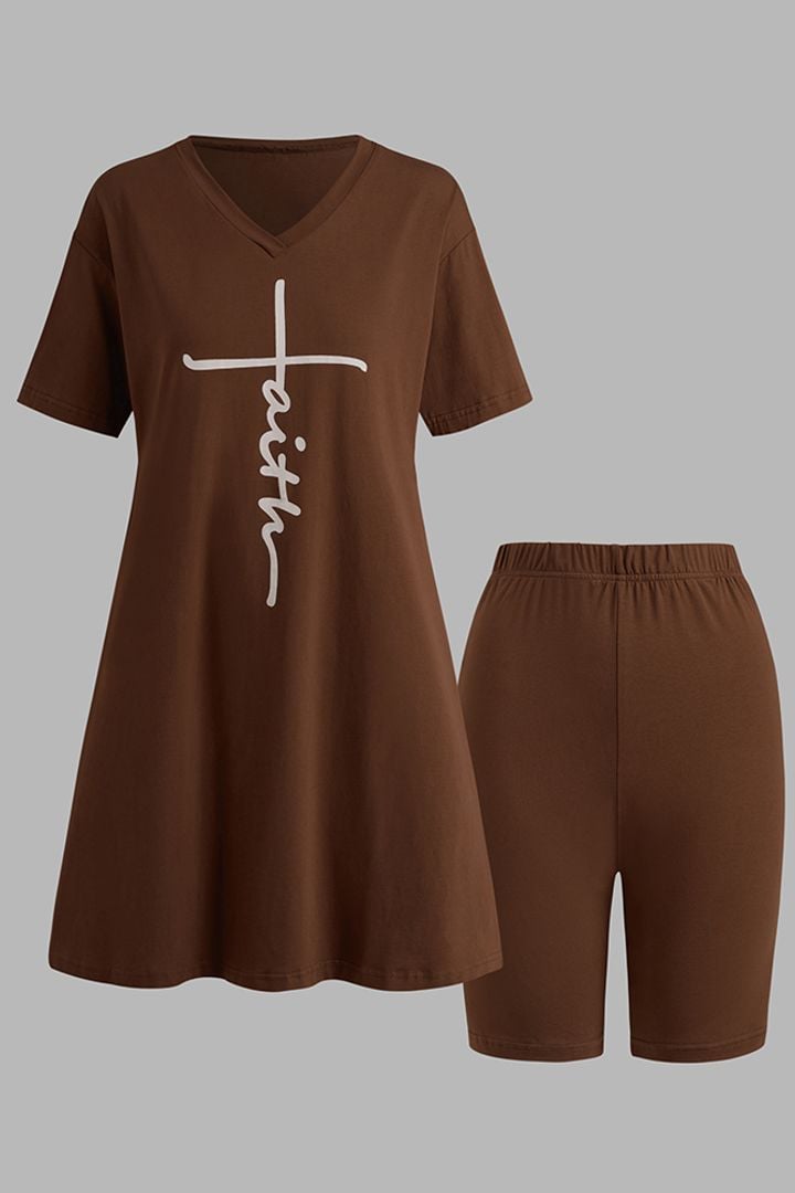 PrintLuxe™ | Women’s Two-Piece Skirt & Pants Set