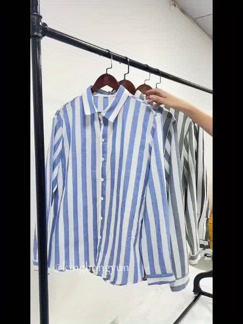 StripeEase™ Men’s Casual Shirt