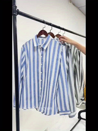 StripeEase™ Men’s Casual Shirt