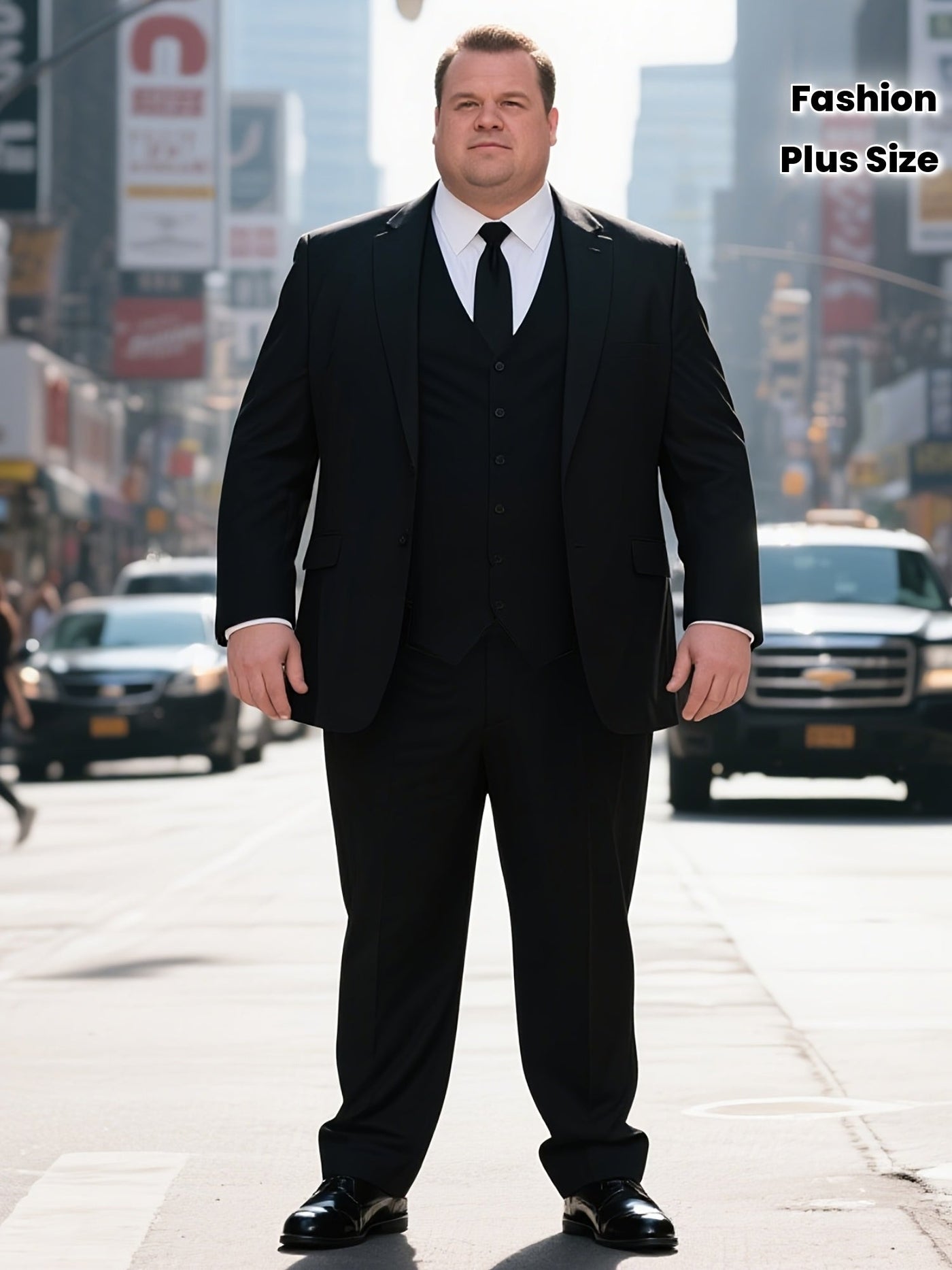 PowerElegance™ 3-Piece Plus-Size Suit Set