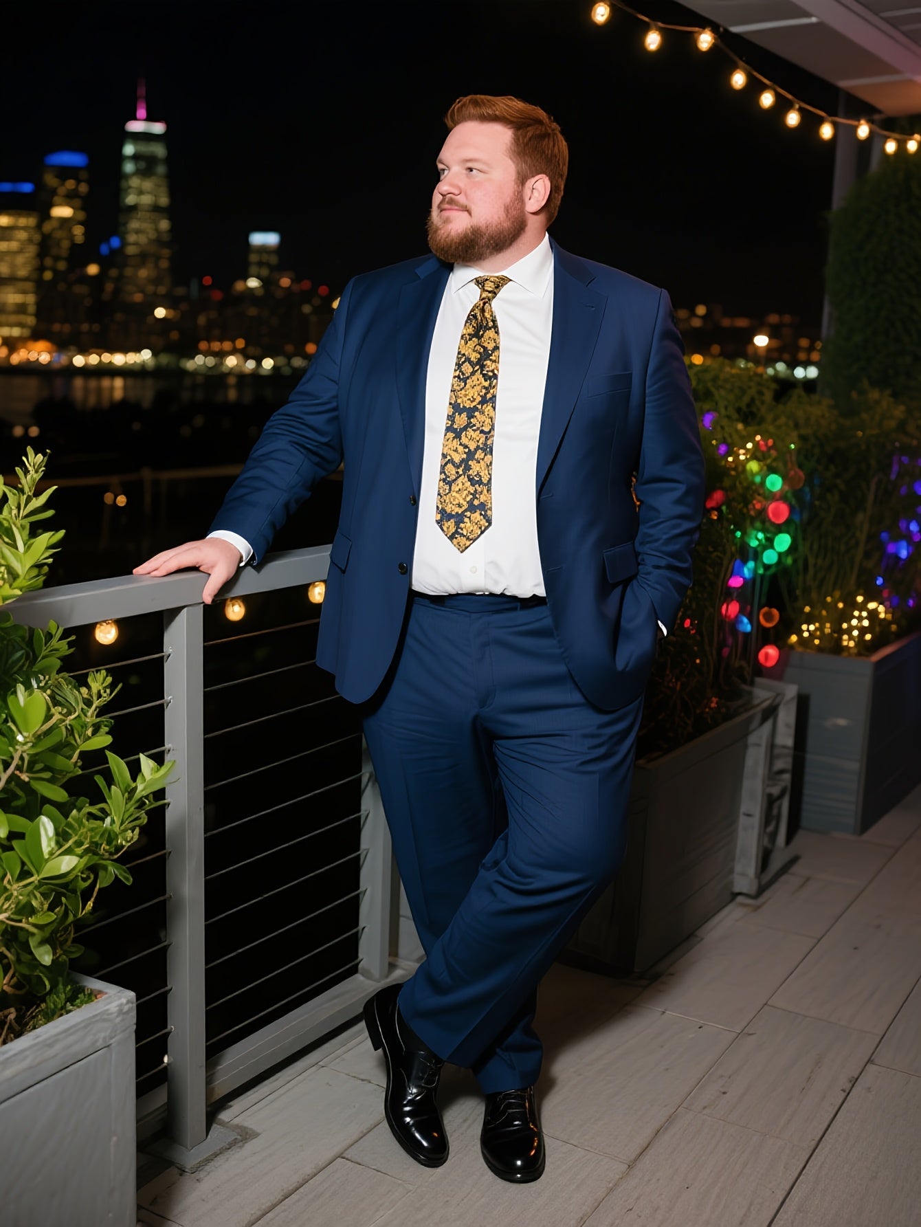 GrandeurForm™ Plus-Size 2-Piece Business Suit