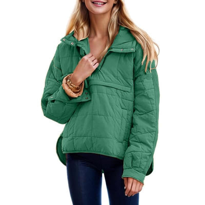 CozyCloud™ Women’s Oversized Puffer Hoodie