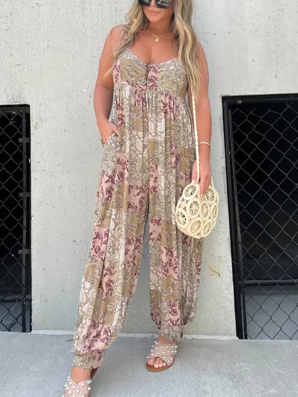 FreeFlow™ Boho Balloon Jumpsuit