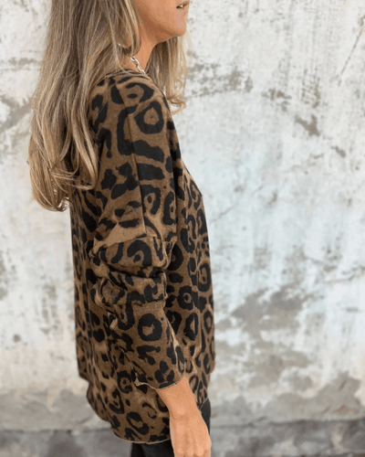 Elvéra™ Casual Leopard Print Top
