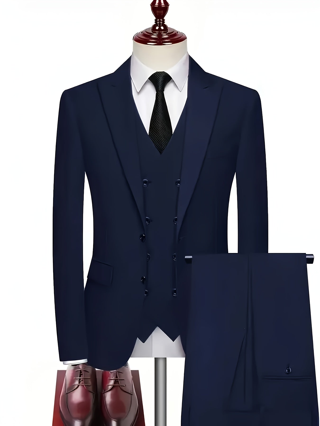 RegalForm™ | Men's 3-Piece Classic Suit Set